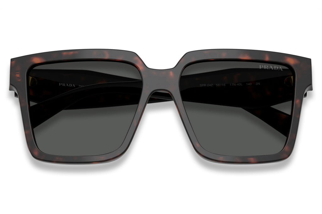 Prada - PR 24ZS Sunglasses Root Tortoise with Dark Grey Lenses (17N40L)