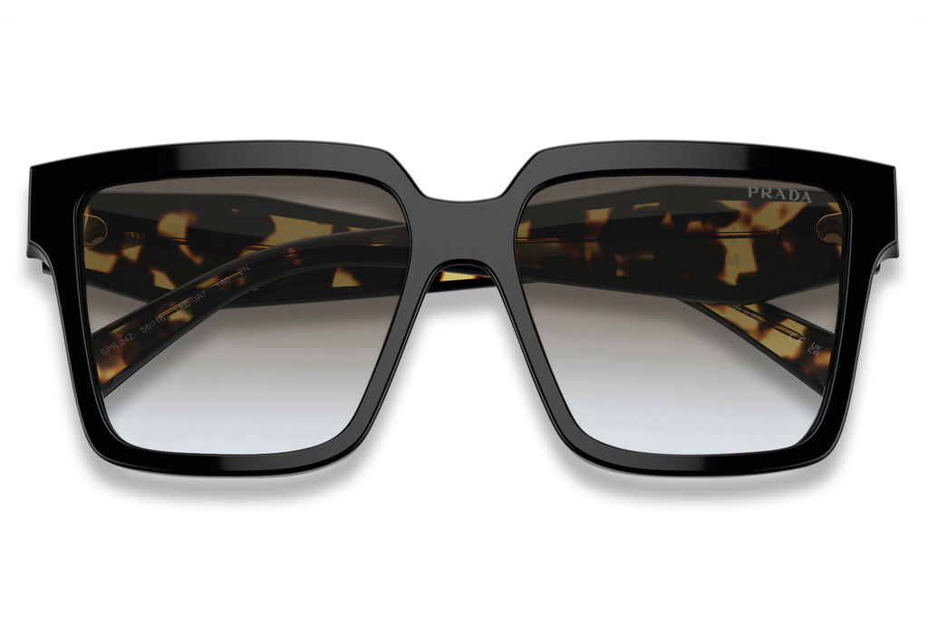 Prada - PR 24ZS Sunglasses Black with Grey Gradient Lenses (1AB0A7)