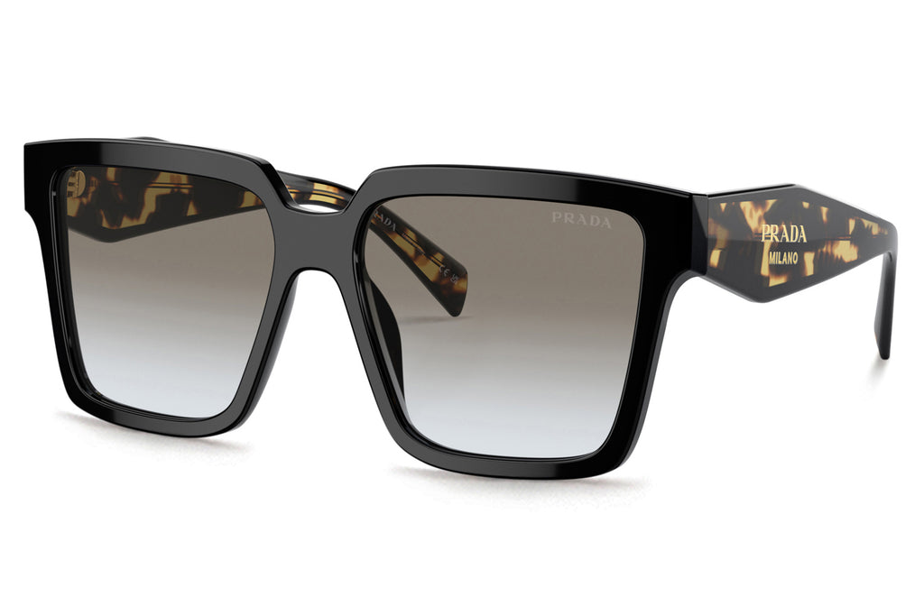 Prada - PR 24ZS Sunglasses Black with Grey Gradient Lenses (1AB0A7)