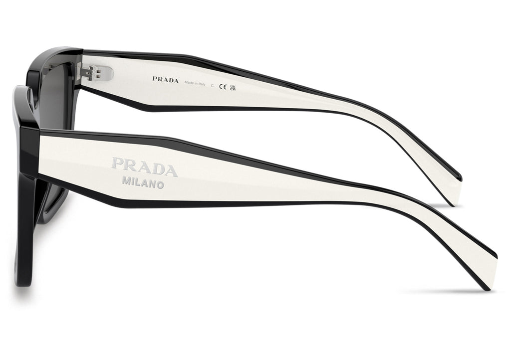Prada - PR 24ZS Sunglasses Black with Dark Grey Lenses (1AB5S0)