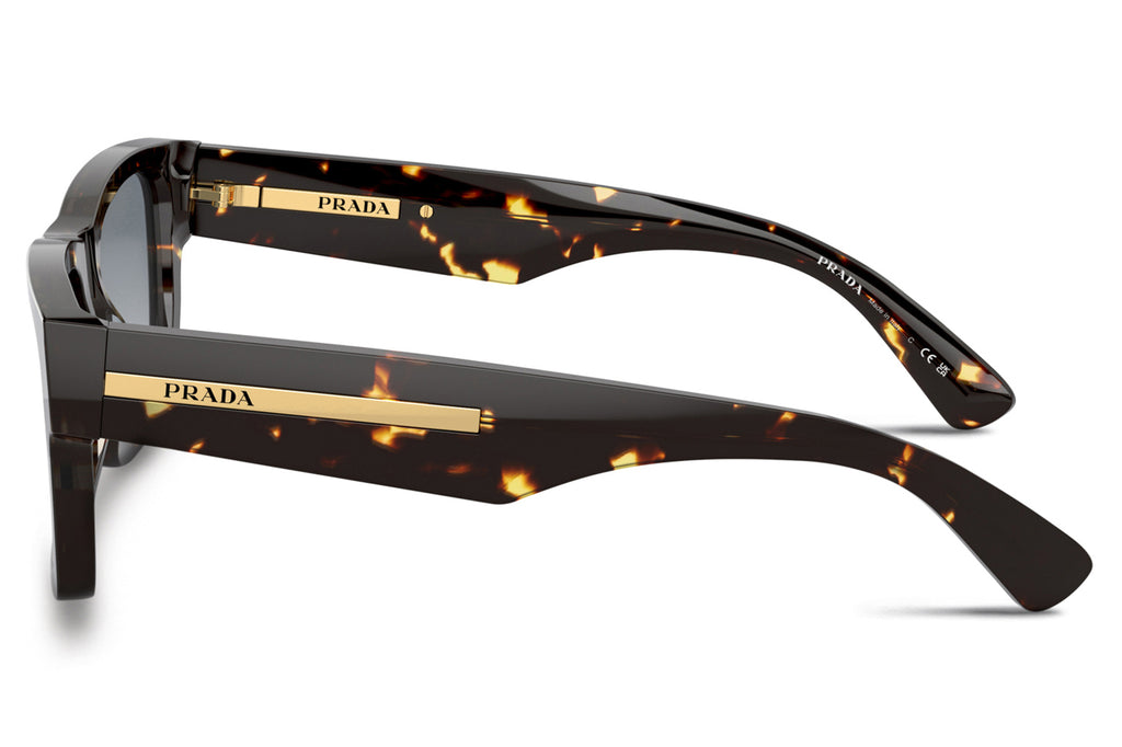 Prada - PR 25ZS Sunglasses Black Malt Tortoise with Grey Gradient Lenses (16R30F)