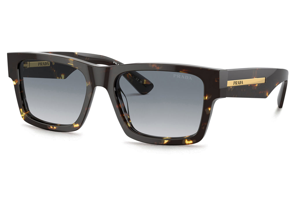 Prada - PR 25ZS Sunglasses Black Malt Tortoise with Grey Gradient Lenses (16R30F)
