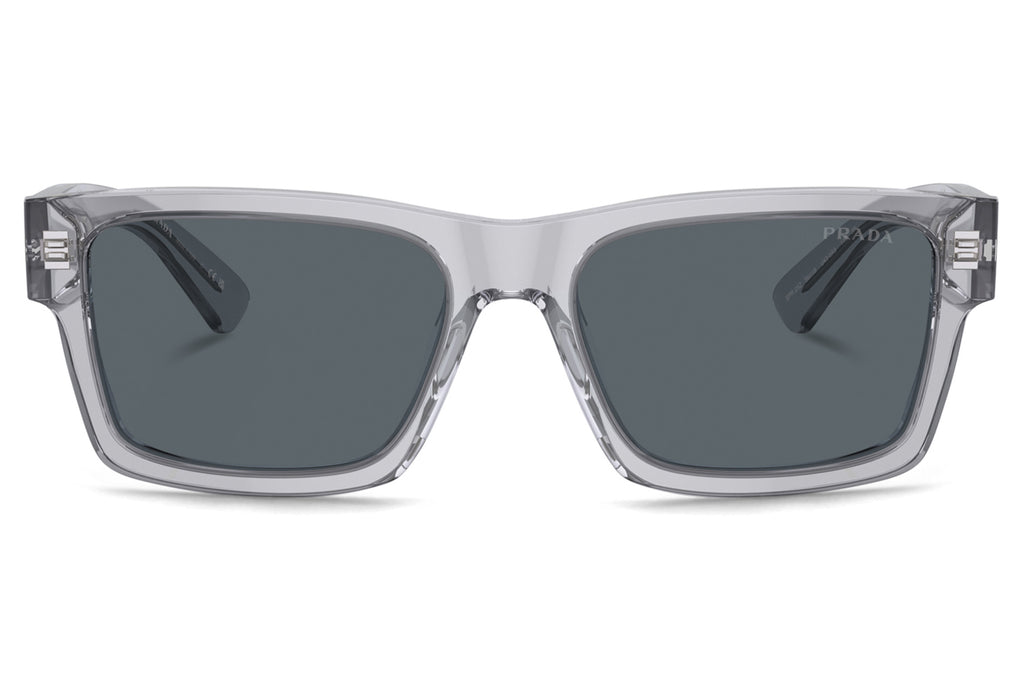 Prada - PR 25ZS Sunglasses Crystal Grey with Blue Lenses (U430A9)