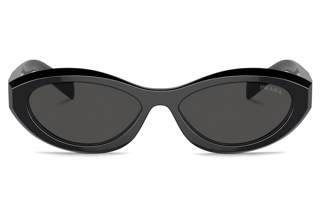 Prada - PR 26ZSF Sunglasses Black with Dark Grey Lenses (16K08Z)