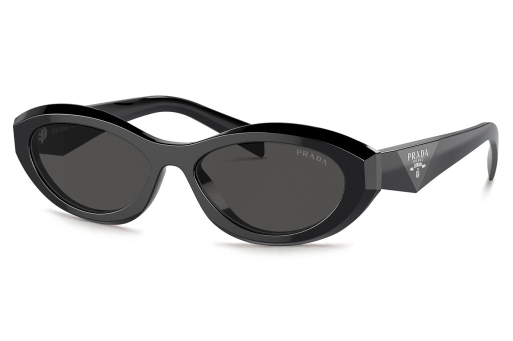 Prada - PR 26ZSF Sunglasses Black with Dark Grey Lenses (16K08Z)