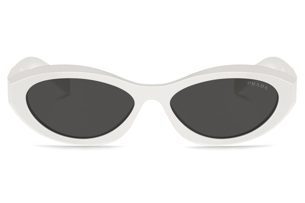 Prada - PR 26ZSF Sunglasses Black/Talc with Dark Grey Lenses (17K08Z)