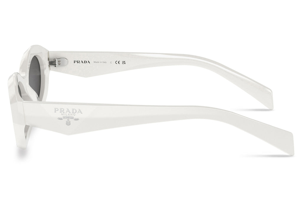 Prada - PR 26ZSF Sunglasses Black/Talc with Dark Grey Lenses (17K08Z)