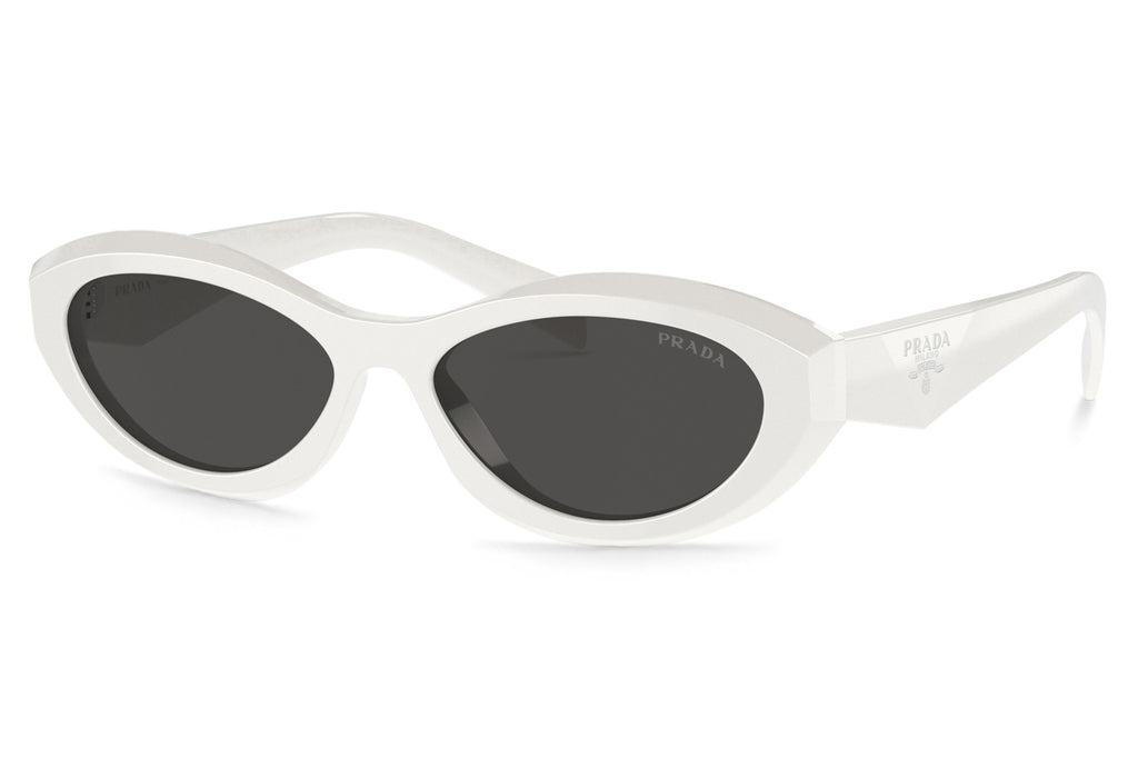 Prada - PR 26ZSF Sunglasses Black/Talc with Dark Grey Lenses (17K08Z)