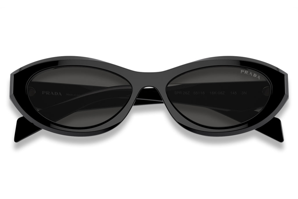 Prada - PR 26ZS Sunglasses Black with Dark Grey Lenses (16K08Z)