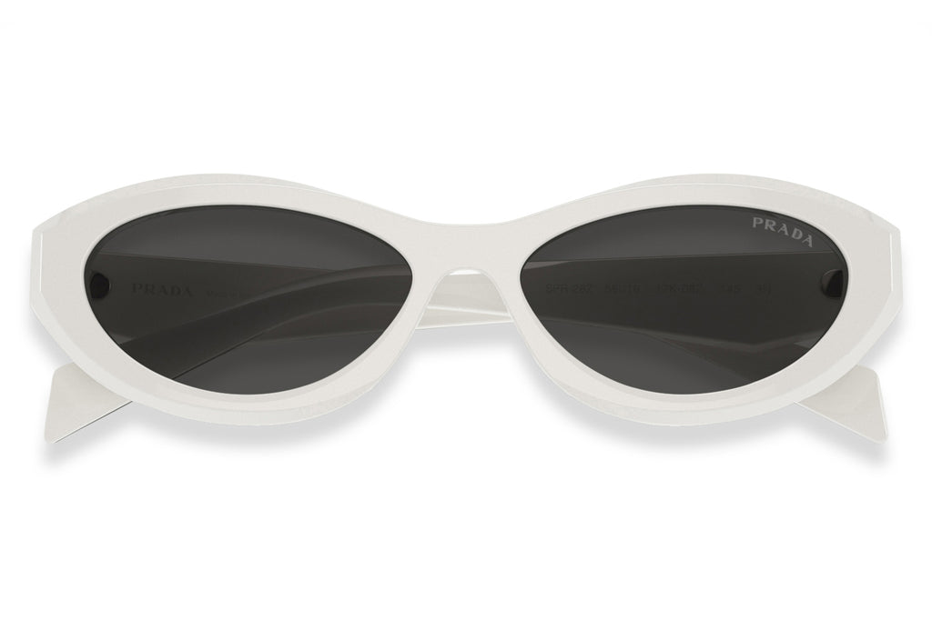 Prada - PR 26ZS Sunglasses Black/Talc with Dark Grey Lenses (17K08Z)