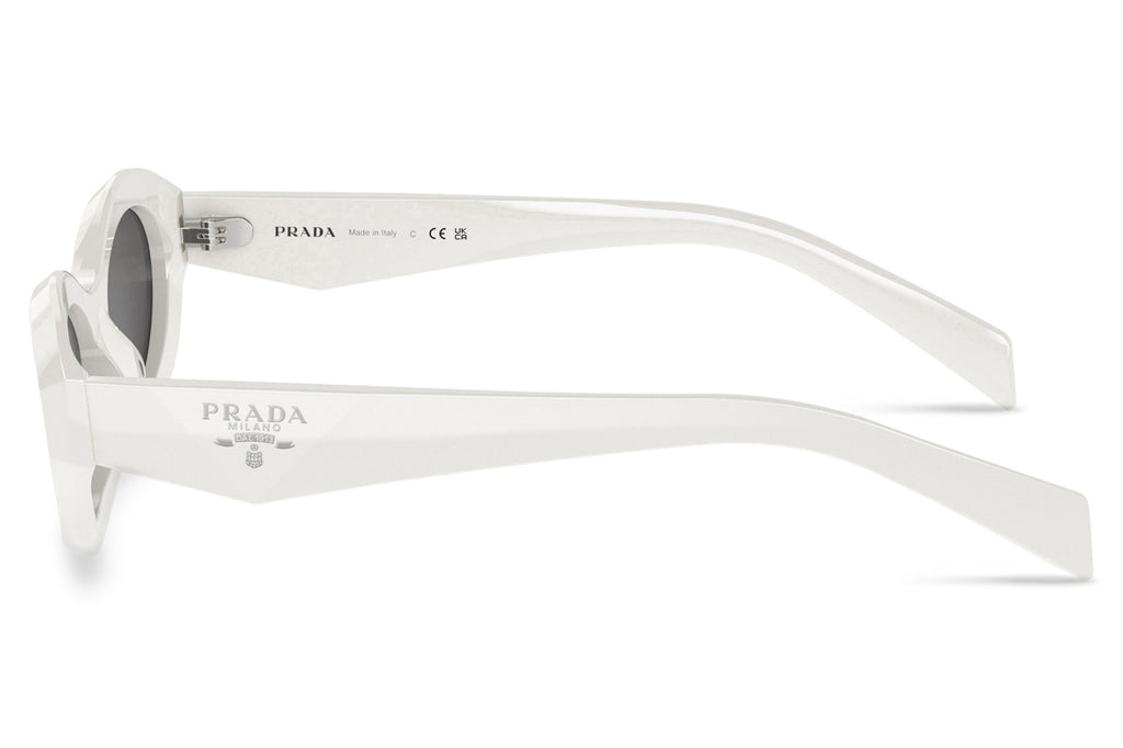 Prada - PR 26ZS Sunglasses Black/Talc with Dark Grey Lenses (17K08Z)