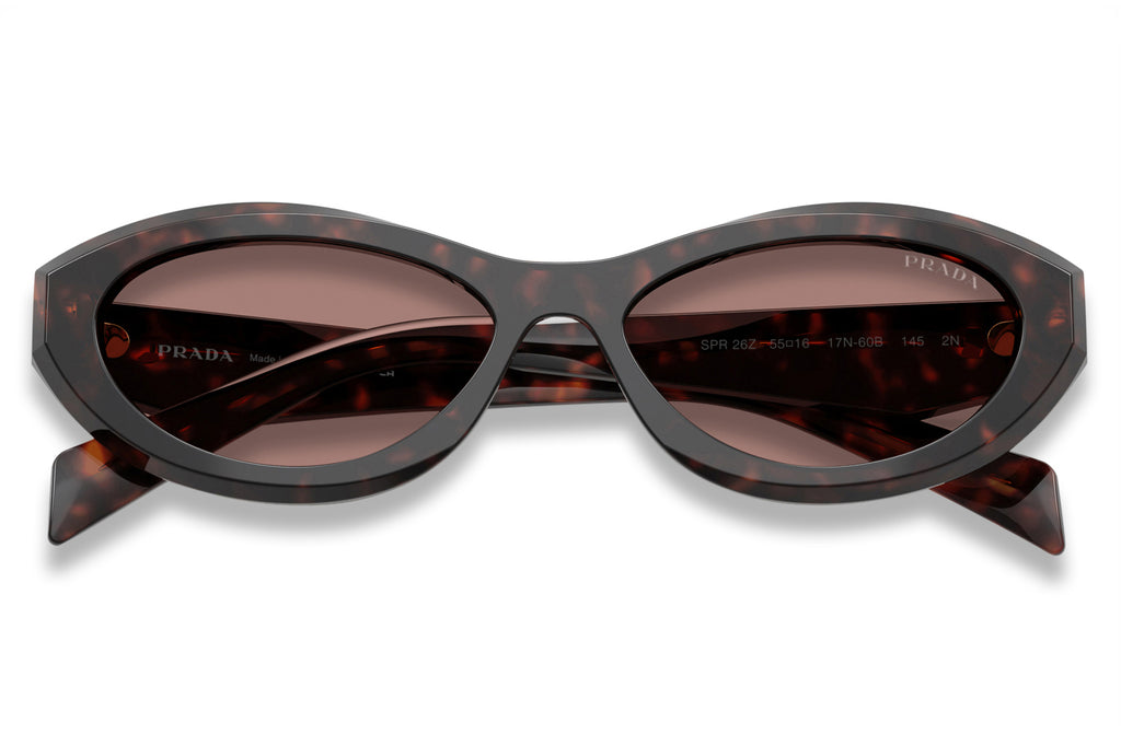 Prada - PR 26ZS Sunglasses Root Tortoise with Light Brown Lenses (17N60B)