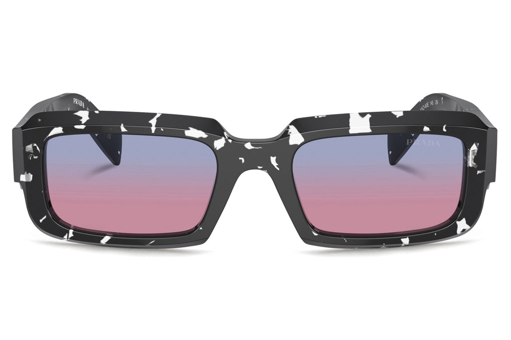 Prada - PR 27ZS Sunglasses Black Crystal Tortoise with Blue Gradient Magenta Lenses (15O60E)