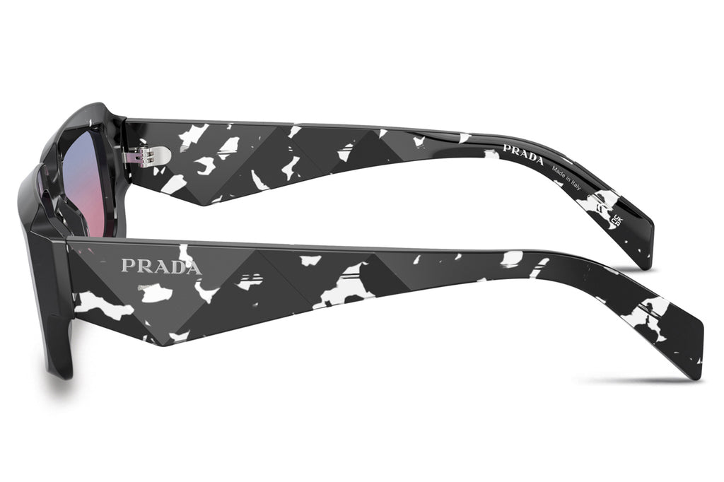 Prada - PR 27ZS Sunglasses Black Crystal Tortoise with Blue Gradient Magenta Lenses (15O60E)