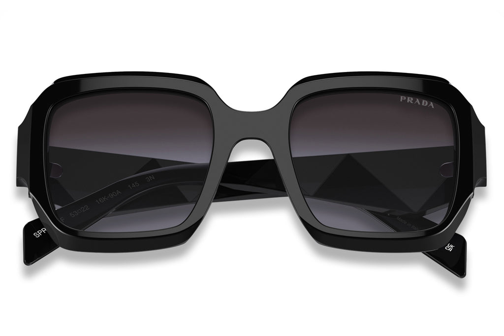 Prada - PR 28ZSF Sunglasses Black with Grey Gradient Lenses (16K90A)