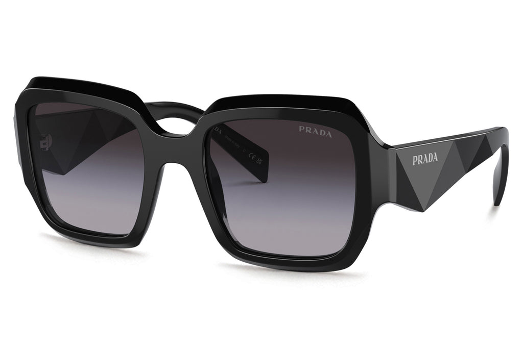 Prada - PR 28ZSF Sunglasses Black with Grey Gradient Lenses (16K90A)