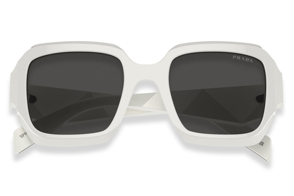 Prada - PR 28ZSF Sunglasses White with Dark Grey Lenses (17K08Z)