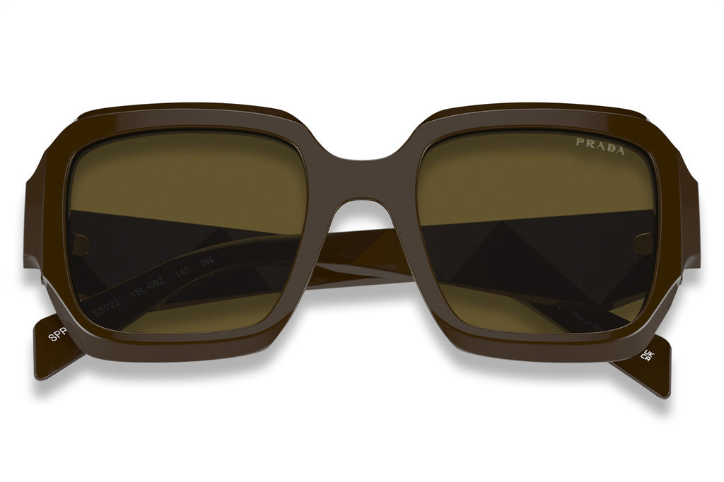 Prada - PR 28ZS Sunglasses Loden with Dark Brown Lenses (15L09Z)