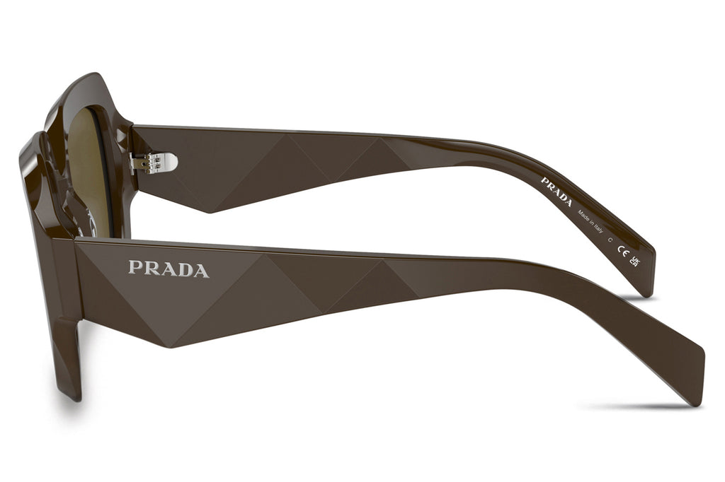 Prada - PR 28ZS Sunglasses Loden with Dark Brown Lenses (15L09Z)