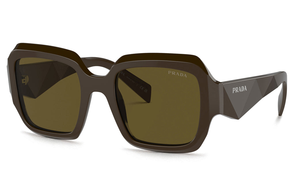 Prada - PR 28ZS Sunglasses Loden with Dark Brown Lenses (15L09Z)