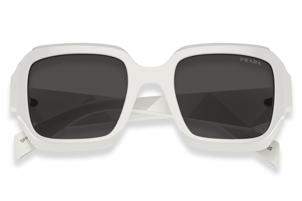 Prada - PR 28ZS Sunglasses White with Dark Grey Lenses (17K08Z)