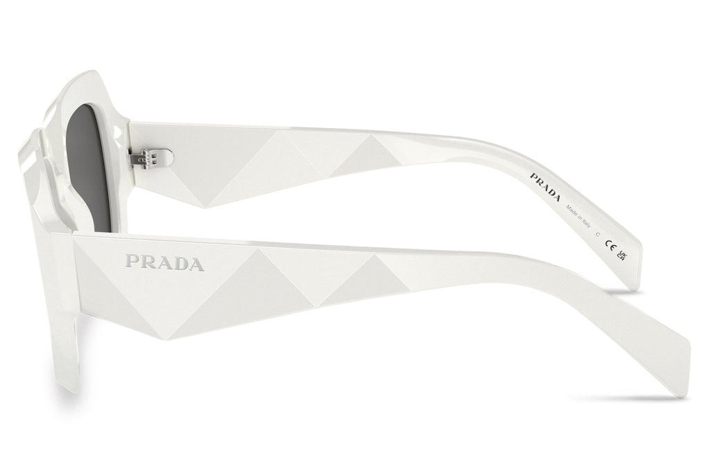 Prada - PR 28ZS Sunglasses White with Dark Grey Lenses (17K08Z)