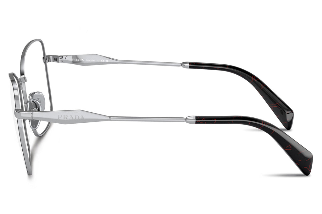 Prada - PR 53ZV Eyeglasses Black/Silver (1AB1O1)