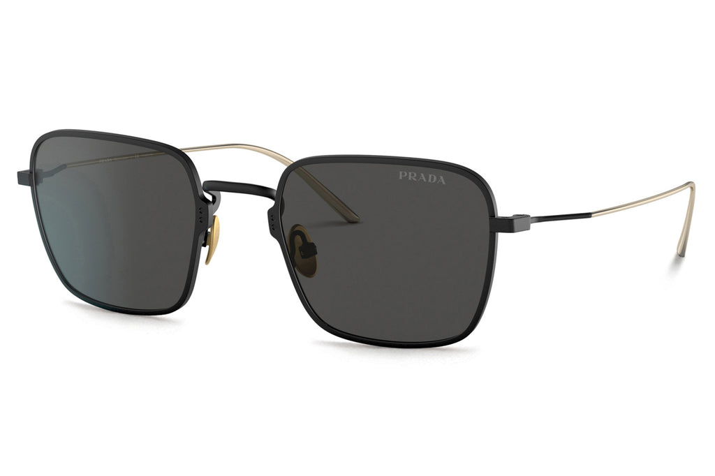 Prada - PR 54WS Sunglasses Matte Black with Dark Grey Lenses (04Q5S0)