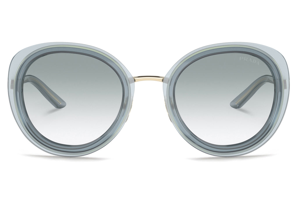 Prada - PR 54ZS Sunglasses Ceruleo Opal with Clear Gradient Light Blue Lenses (06Y03O)