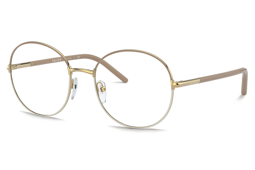 Prada - PR 55WV Eyeglasses Beige/Gold (06I1O1)