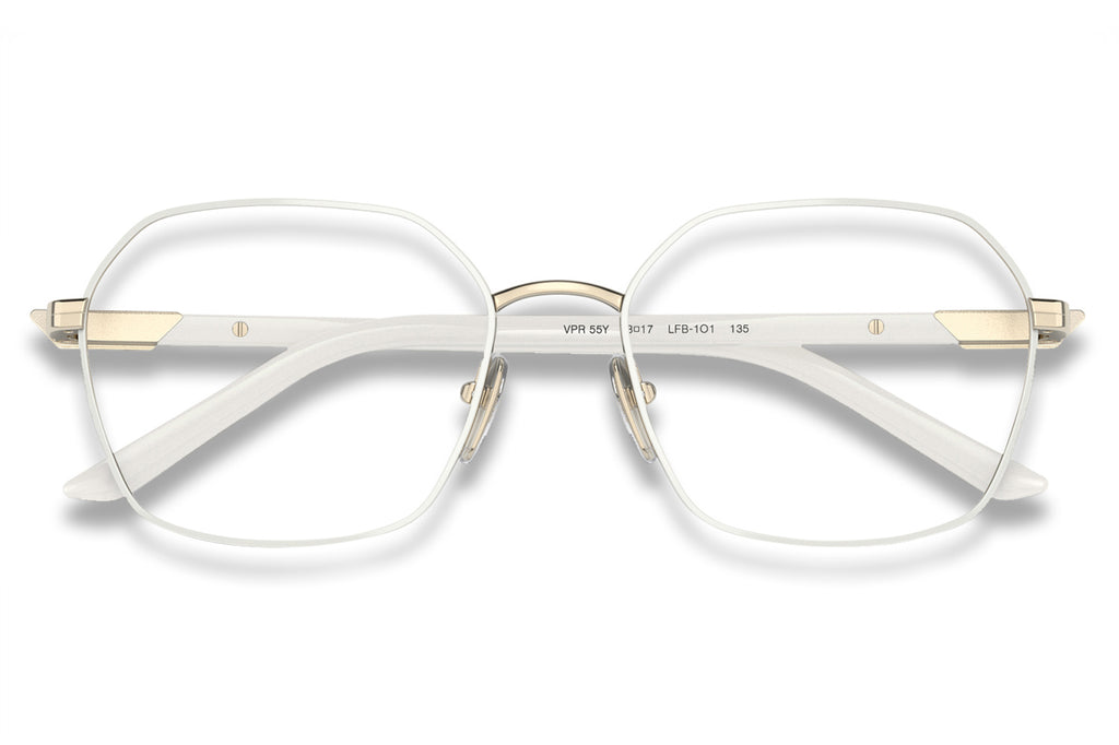 Prada - PR 55YV Eyeglasses Talc/Pale Gold (LFB1O1)