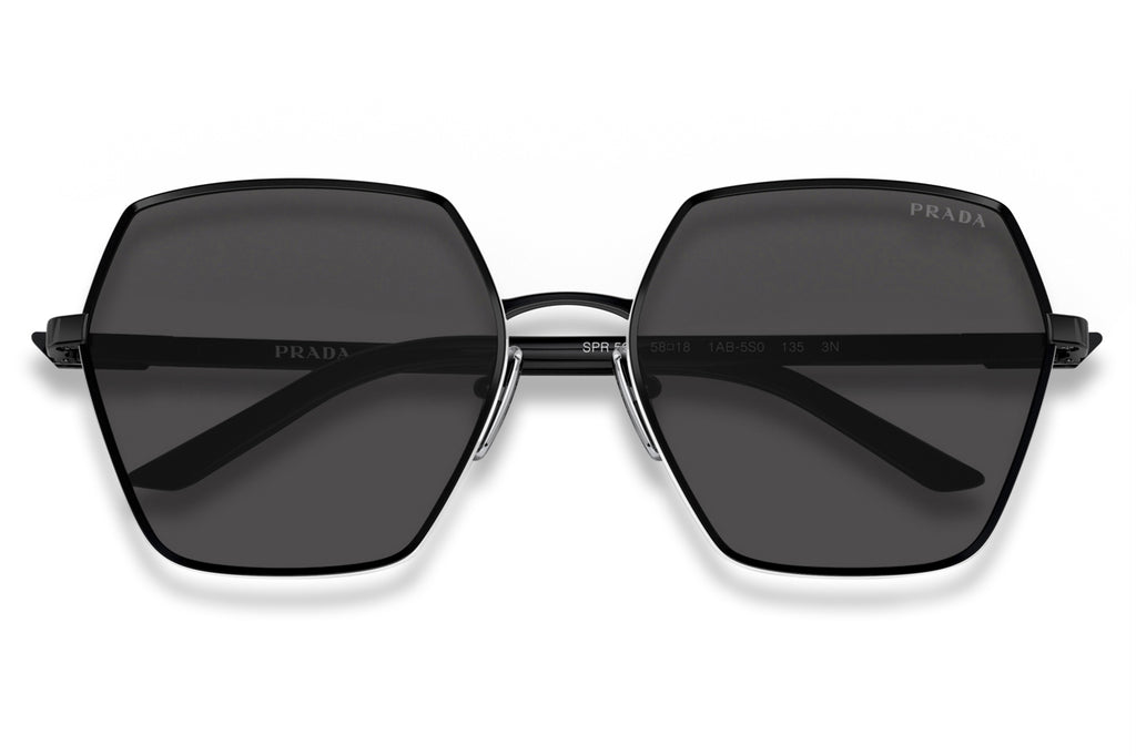 Prada - PR 56YS Sunglasses Black with Dark Grey Lenses (1AB5S0)
