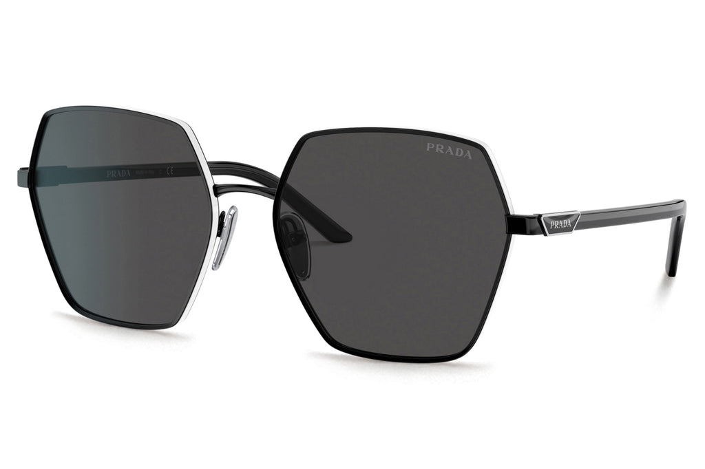 Prada - PR 56YS Sunglasses Black with Dark Grey Lenses (1AB5S0)