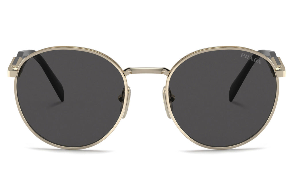 Prada - PR 56ZS Sunglasses Pale Gold with Dark Grey Lenses (ZVN5S0)