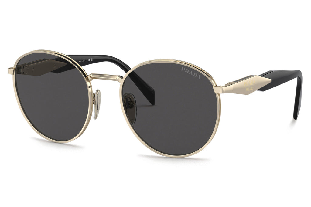 Prada - PR 56ZS Sunglasses Pale Gold with Dark Grey Lenses (ZVN5S0)