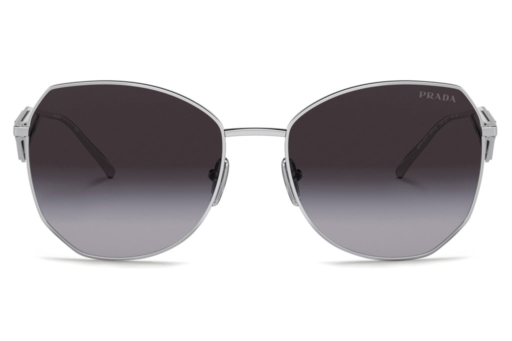 Prada - PR 57YS Sunglasses Silver with Grey Gradient Lenses (1BC5D1)