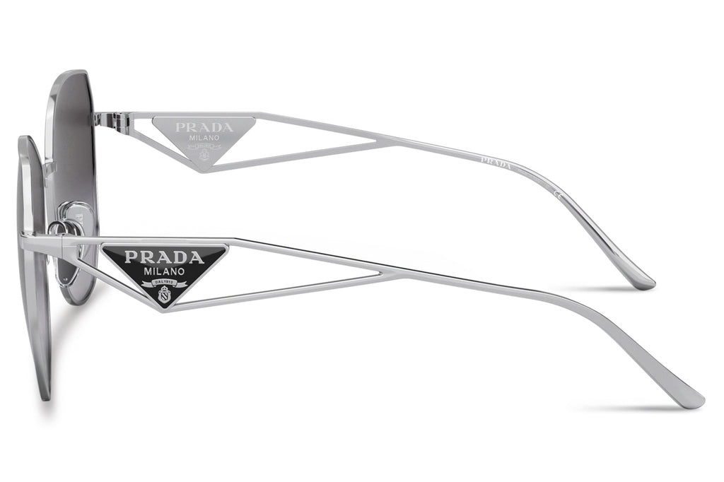 Prada - PR 57YS Sunglasses Silver with Grey Gradient Lenses (1BC5D1)