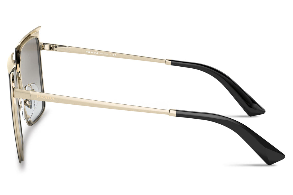 Prada - PR 58WS Sunglasses Black/Pale Gold with Grey Gradient Lenses (AAV0A7)