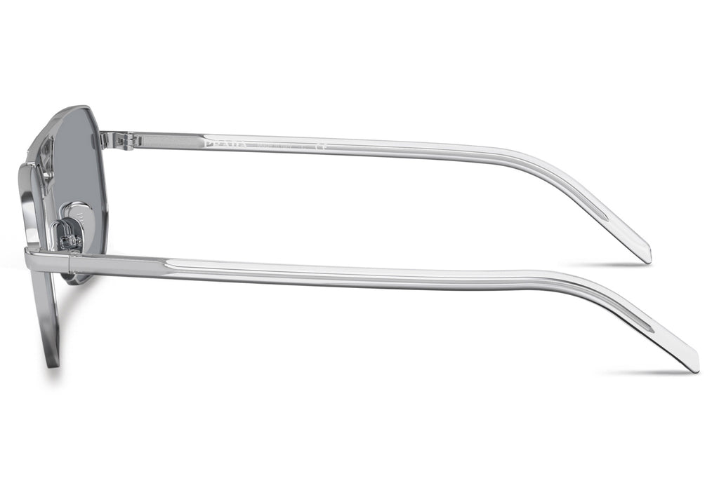 Prada - PR 58YS Sunglasses Silver with Blue Mirror Silver Lenses (1BC02R)