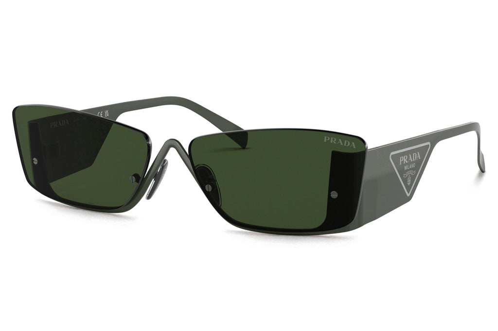 Prada - PR 59ZS Sunglasses Military with Dark Green Lenses (13H02V)