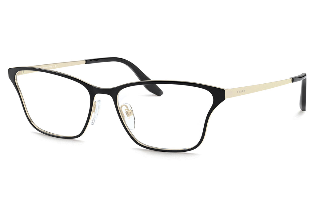 Prada - PR 60XV Eyeglasses Top Black/Pale Gold (AAV1O1)