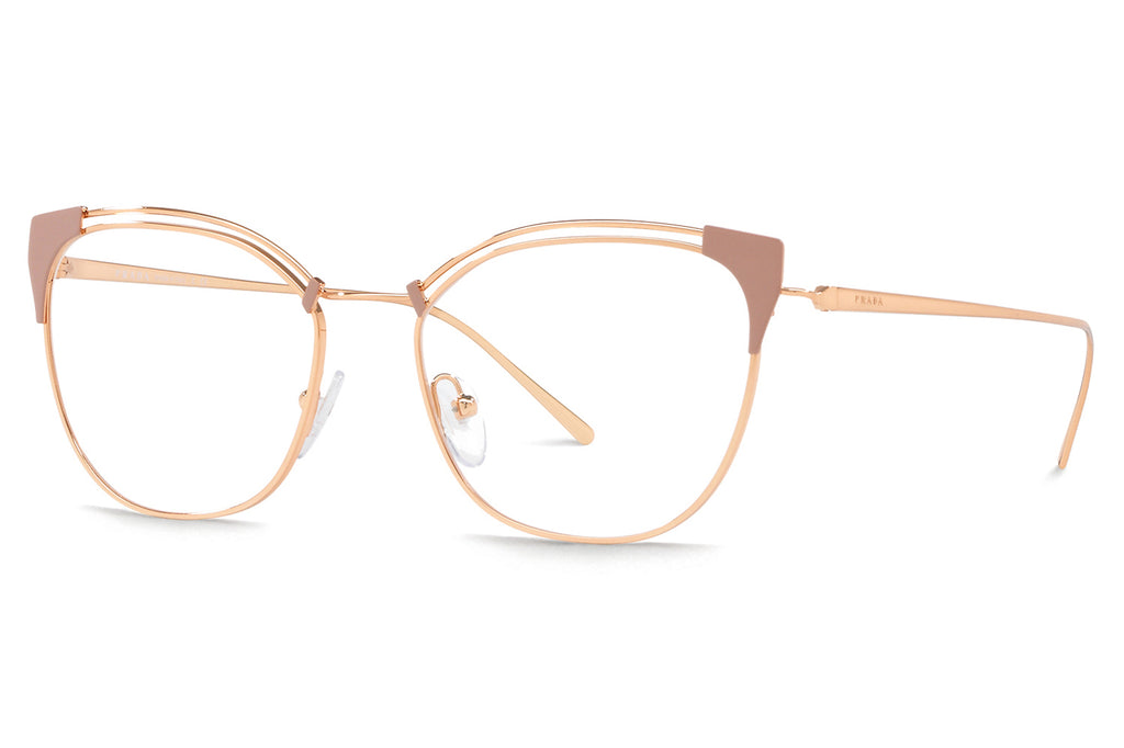 Prada - PR 62UV Eyeglasses Beige/Pink Gold (YEP1O1)