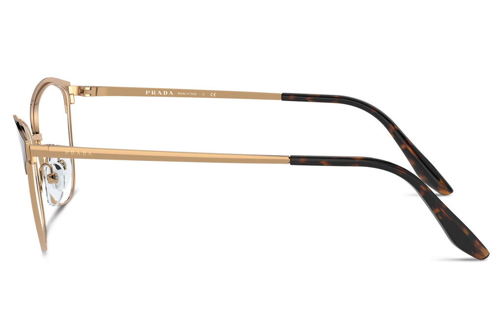 Prada - PR 62XV Eyeglasses Dark Brown/Pink Gold (04E1O1)