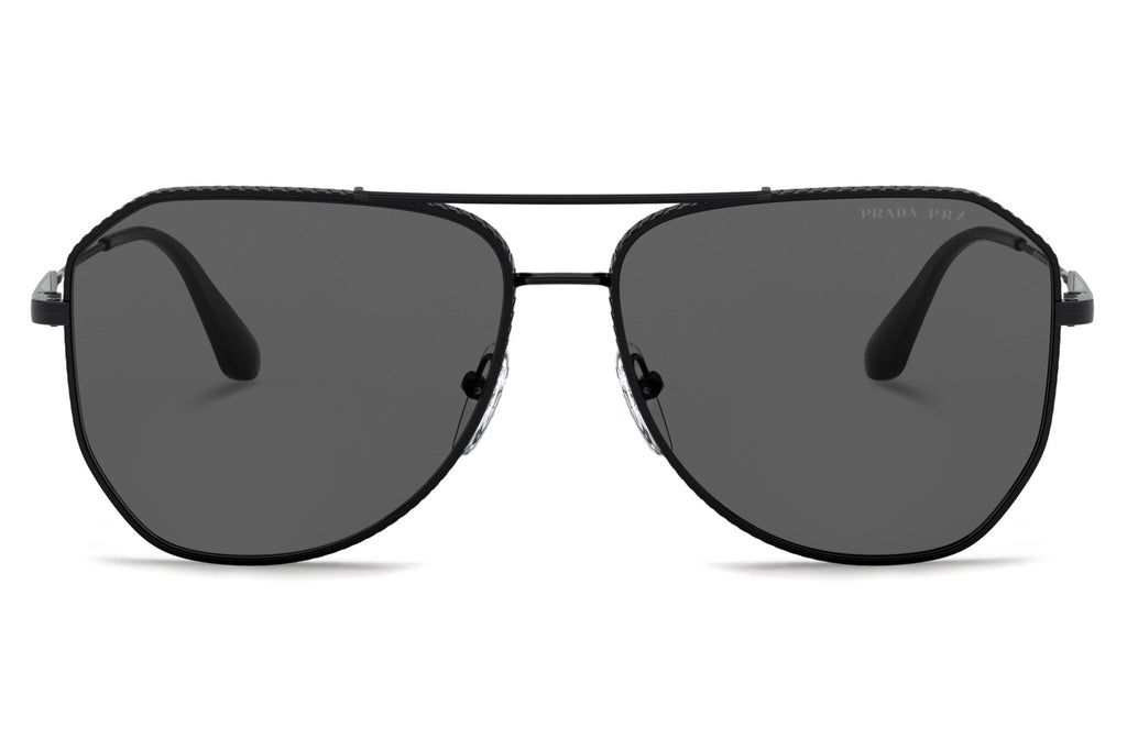 Prada - PR 63XS Sunglasses Black with Grey Polar Lenses (1AB08G)