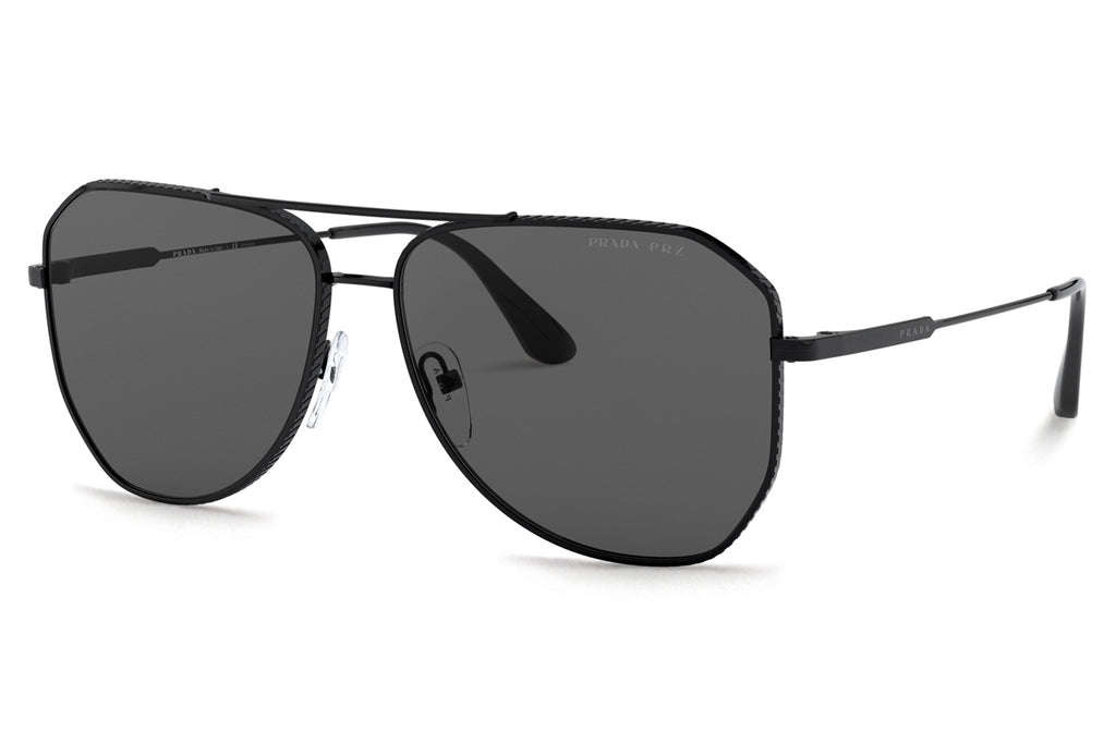 Prada - PR 63XS Sunglasses Black with Grey Polar Lenses (1AB08G)