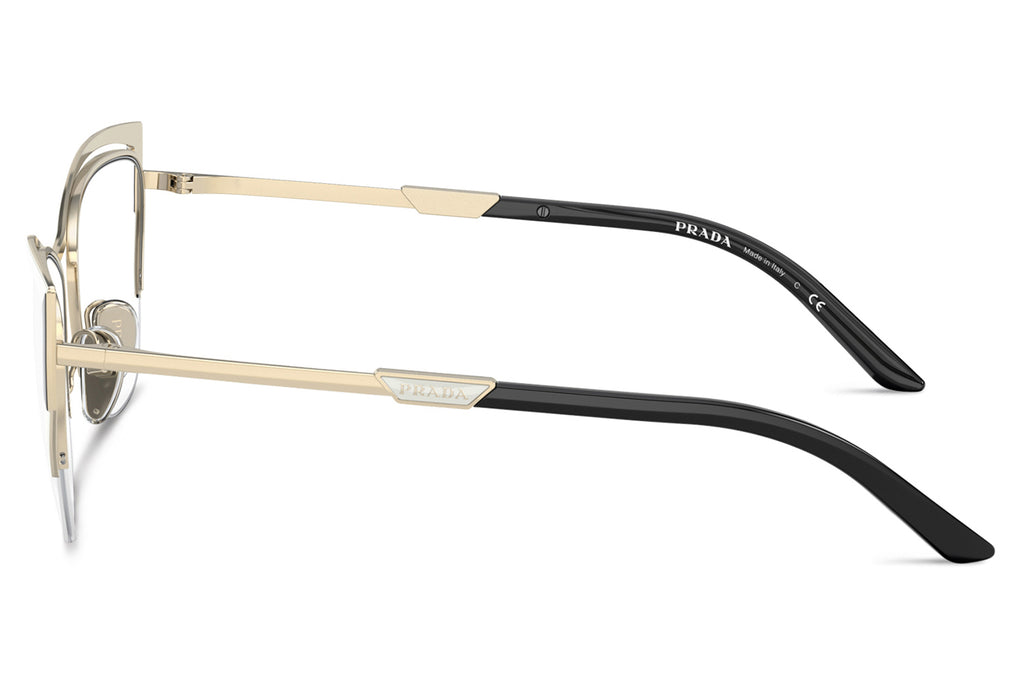 Prada - PR 63YV Eyeglasses Talc/Black/Pale Gold (11A1O1)