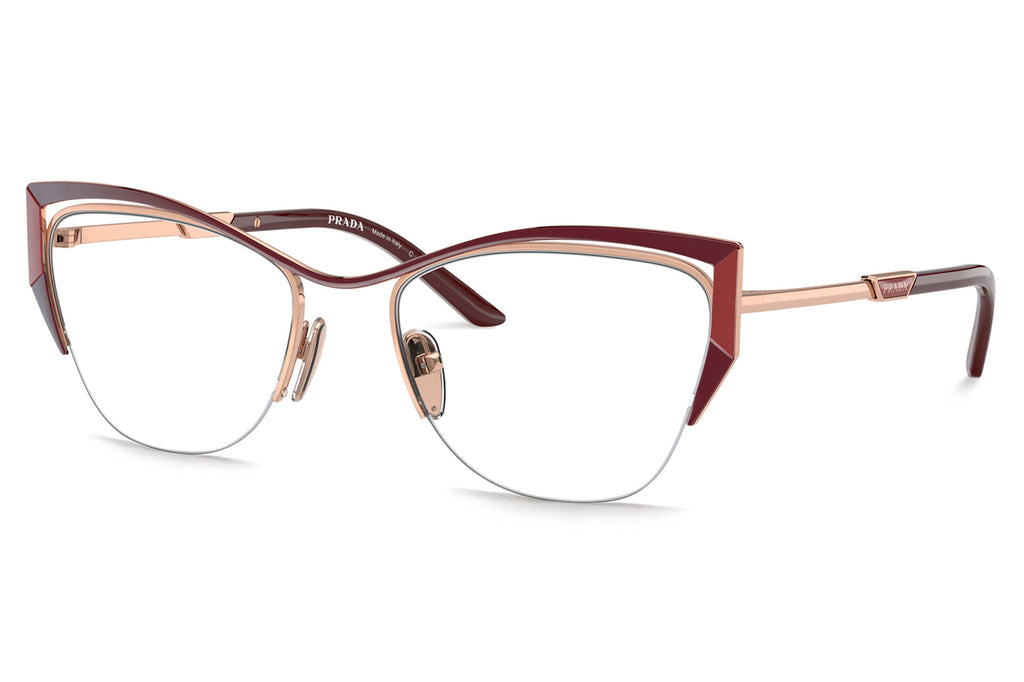 Prada - PR 63YV Eyeglasses Red/Fire/Rose Gold (13A1O1)
