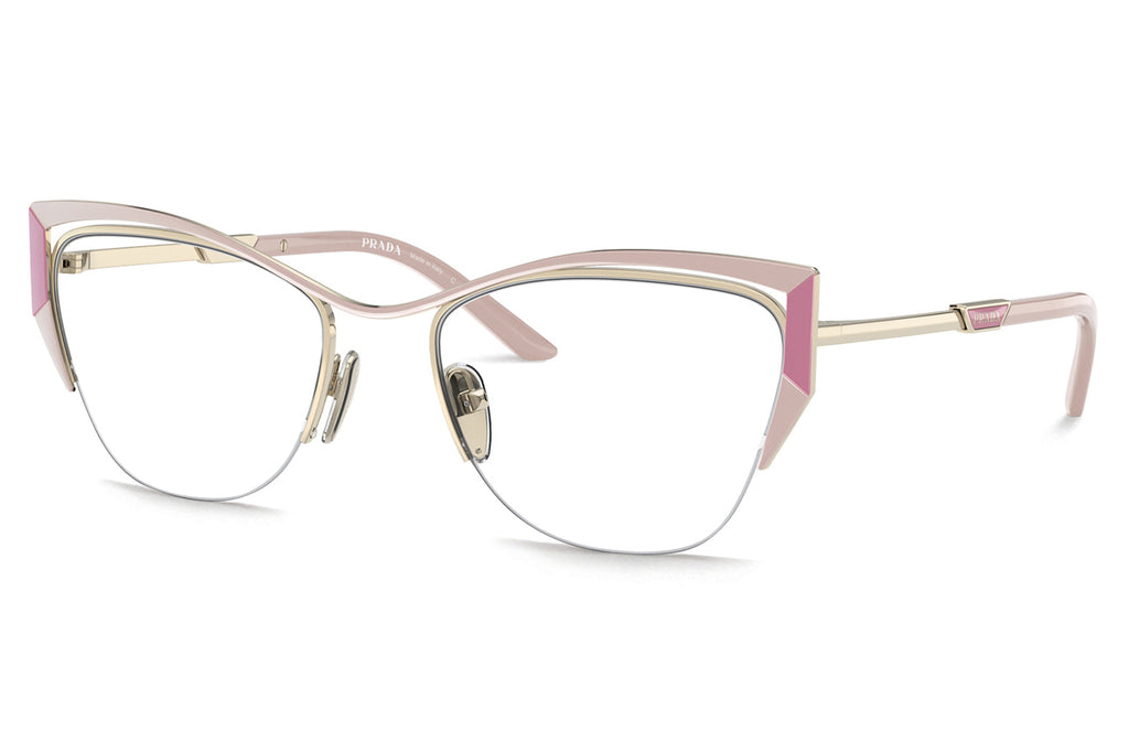 Prada - PR 63YV Eyeglasses Alabaster/Begonia/Pale Gold (14A1O1)