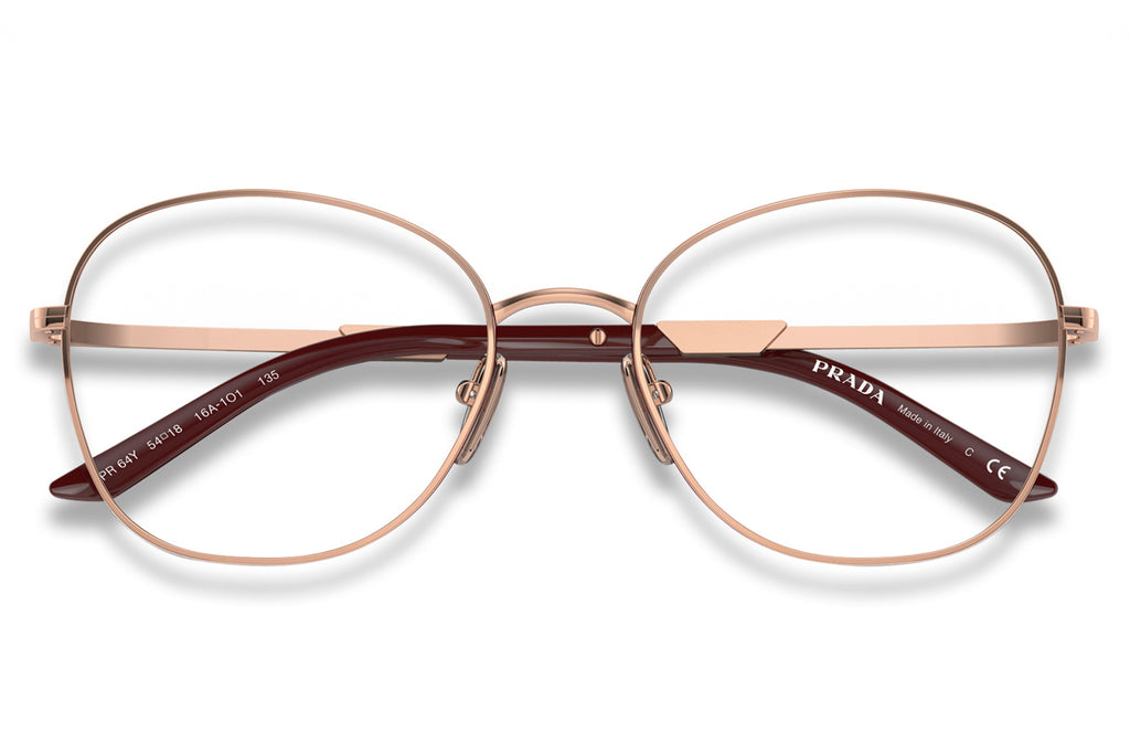 Prada - PR 64YV Eyeglasses Rose Gold/Rosso (16A1O1)