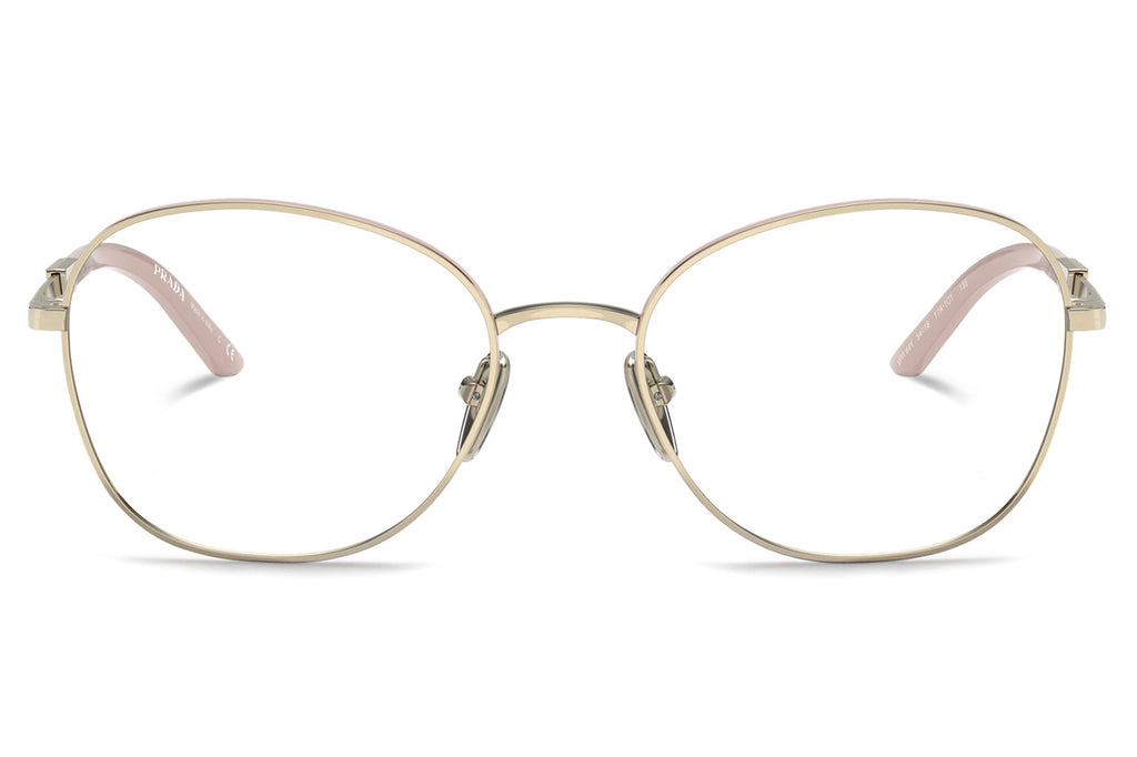 Prada - PR 64YV Eyeglasses Pale Gold/Alabaster (17A1O1)